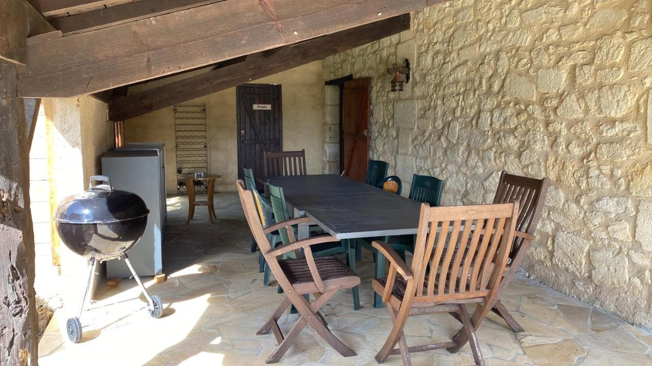 Gite 3 Etoiles Avec Piscine Dordogne Minzac ภายนอก รูปภาพ